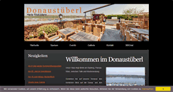 Desktop Screenshot of donaustueberl.com