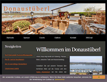 Tablet Screenshot of donaustueberl.com